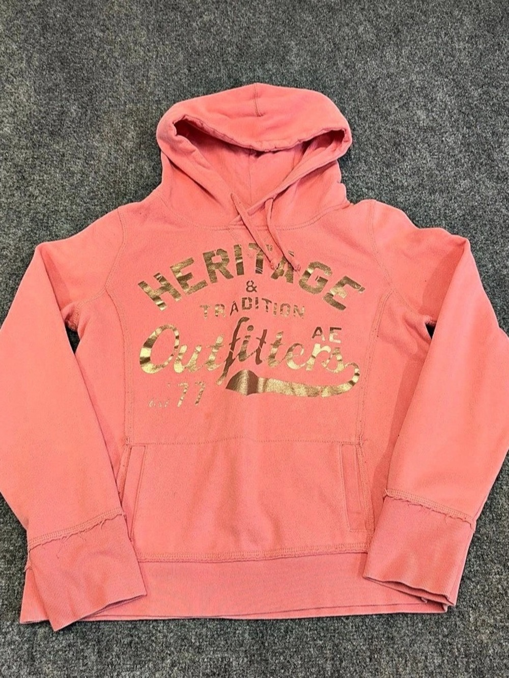 American Eagle Outfitters Graphic Hoodie Pink Graphic Hoodie Size XL